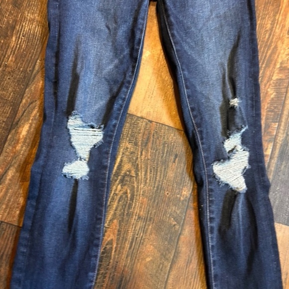 Abercrombie & Fitch Simone High Rise Super Skinny Distressed Size 25 0 R Jeans - Picture 4 of 7